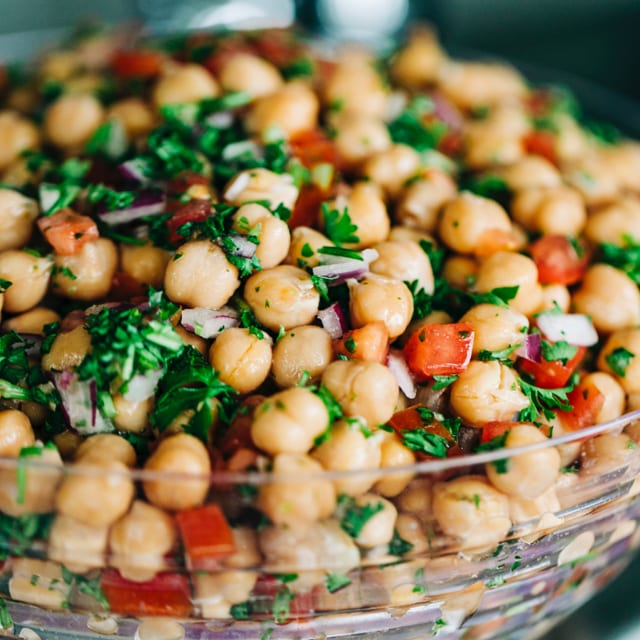 Chickpea Salad.