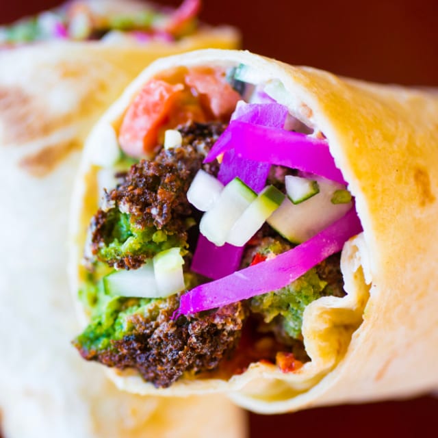 Veggie Falafel Wrap.