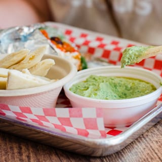 Jalapeno Cilantro Hummus & Pita - Catering